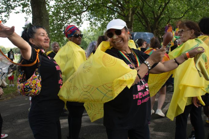 photo of impacd members dancing 